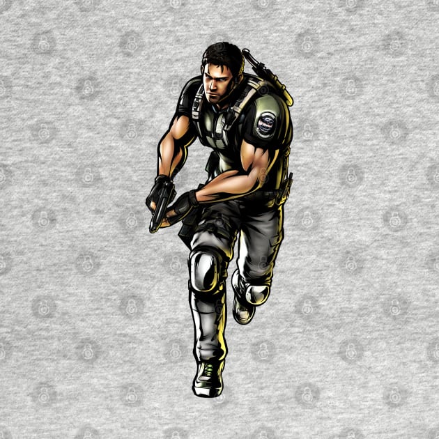 Resdent Evil 5 - Chris redfield by OM Des